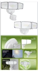 Philips Led Outdoor Flood Light Motion Sensor White Adjustable Heads Open. Price: $40.00.