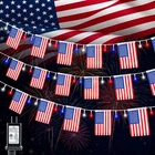 42FT Red White And Blue 50LED 4TH Of July Party String Lights Decorations New. Price: $35.19.