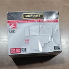 Defiant Led Motion Dusk-to-dawn Hardwired Outdoor Security Light 3000LM White New. Price: $26.48.