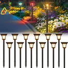 Cinoton 12 Rgbcw Solar Pathway Outdoor Lights, 3 Pack, Multicolor New. Price: $95.94.
