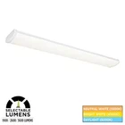 Commercial Electric C03041501A 4FT Led Wraparound Light 1900-3600 Lumens 5000K Open. Price: $44.99.