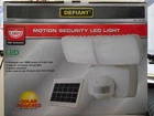 Brand New-defiant Solar 180DEGREE Motionactivated Led Security Light 1050 Lumens. Price: $20.00.