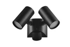 Globe Electric 180-DEGREE 22W Twin Head Black Hardwired Motion Activated Diecast New. Price: $55.00.