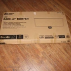 Commercial Electric Led Troffer Light Fixture - Backside/dented/scuffed Open. Price: $27.97.