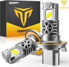 Termitor 9008 H13 Led Headlight Bulb Kit 90000LM High Low Beam 6500K White New. Price: $44.99.