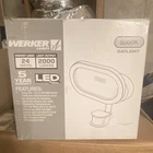 Werker Led Security 24W 2000 Lumens Motion Sensor Daylight Long Life New. Price: $33.93.