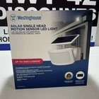Westinghouse Solar Single Head Motion Sensor Led Light, Outdoor White, 1000 Lm New. Price: $35.00.