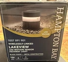 Hampton Bay Lakeview Led Motion Sensor Low Voltage Pathway Light, Black, 106 Lm New. Price: $20.00.