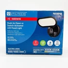 Utilitech Hardwired Led Black 1 -head Dusk-to-dawn Flood Light 6000 -lumen Open. Price: $32.95.