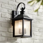Moray Bay Mission Outdoor Wall Light Fixture Black Lantern 17 3/4" For Exterior New. Price: $199.99.