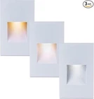 Tumupsm Led Outdoor Step Lights, 120V Dimmable, Color Selectable, Waterproof Open. Price: $30.00.