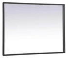 Elegant Lighting MRE62736 Pier 36" X 27" Modern Rectangular - Black New. Price: $434.00.