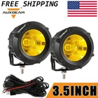 Auxbeam 3.5" Round Amber Led Spot Light Pods Work Flood Driving Fog Lamp Offroad New. Price: $59.99.