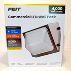 Feit Electric Commercial Led Wall Pack 4K Lumen Dusk/dawn Outdoor Security Light New. Price: $51.99.