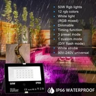 Melpo Led Flood Outdoor 50W Rgb Color Changing Landscape Lighting 3-PACK New. Price: $47.99.