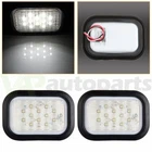 For Pair 5X3" White Rectangle 12 Led Reverse Backup Tail Truck Light New. Price: $16.99.