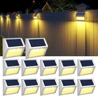 Jsot Solar Deck Lights -12 Fence 12-PACK, Warm White New. Price: $68.99.