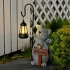 Hdnicezm Solar Cat Outdoor Garden Lights Powered Gray Lantern New. Price: $38.44.