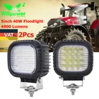 2X 5INCH 40W 4800LM Led Work Floodlight 12V 24V For Tractor Truck Off Road New. Price: $57.99.