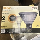 Nip 2 Par 38 Flood Lights 15W Dimmable Led By Utilitech Replace 90W Open. Price: $10.00.