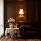 Premium Led Wall Light Modern Fabric Metal Sconce For Stairs Corridor New. Price: $43.99.