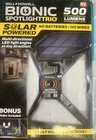 Bell+howell Bionic Spotlight Trio Solar Powered Security Fixture 784 New. Price: $32.99.