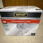 Defiant Motion Security Flood Light Led White 180 Detection 1600 Lumens Open. Price: $19.99.