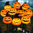 10 Pcs Halloween Pumpkin Solar Lights Stakes Pathway Outdoor H... New. Price: $45.01.