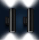 Outdoor Wall Bling Dusk To Dawn Exterior Lighting With Sensor Aluminum New. Price: $53.99.
