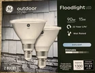 Ge Outdoor 90W Rep Led Floodlight Bulbs PAR38 Med Base Wet Rated Daylight 2-PACK New. Price: $19.95.