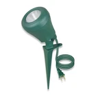 Holiday Time Led Outdoor/indoor Floodlight Adjustable Red Green Lens 4FT Cord New. Price: $15.99.