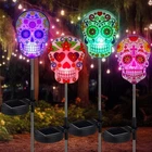 Retisee 4 Pack Day Of The Dead Sugar Skull Solar Lights With Stakes Outdoors ... New. Price: $71.99.