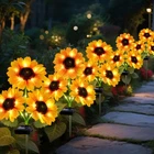 Angmln Solar Garden Lights Outdoor Pack Sunflower 15 Large New. Price: $83.66.