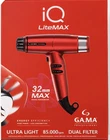 Ga.ma Iq Litemax 1600W Professional Hair Dryer Ultra Light Diffuser Salon New. Price: $169.99.