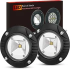 5" Inch Flood Led Light Pods,pair Flush Mount Round Work 4800LM New. Price: $25.99.