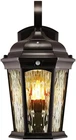 Flickering Flame Motion Sensor Porch Light Dusk To Dawn Led 3000K Bronze Outdoor New. Price: $171.99.