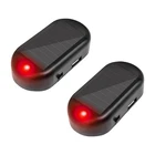 2PCS Car Solar Power Simulated Dummy Alarm, Antitheft Led Flashing Security L... New. Price: $17.13.