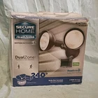 Heathzenith Dualzone Motion Activated Flood Light Led Bronze Outdoor Open. Price: $24.99.