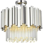 Elegant Lighting 3400F16C Willow Flush Mount Chrome New. Price: $558.00.