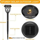 Ruhotili Solar Lights Outdoor 12 Pack Garden Waterproof - Black Used. Price: $50.45.