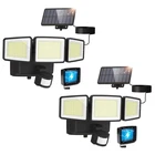 Ume Hybrid Solar And Battery Powered Motion Sensor Outdoor Lights, 302 Led 18... New. Price: $77.99.