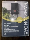 Hampton Bay Low Voltage 120W Transformer W/ Dusk Dawn Sensor Open. Price: $39.98.