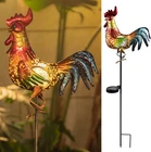 Tryme Rooster Solar Lights Outdoor Decorative Garden Statue Multi-colored New. Price: $38.76.