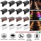 Outdoor Solar Led Deck Lights Garden Patio Pathway Stairs Step Fence Lamp New. Price: $48.89.