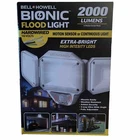 Bell+howell Durable Bionic Solar Floodlight Model: 8981FEL New. Price: $40.00.