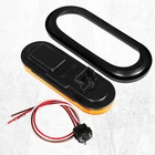 2PCS 6.3" Oval Amber Strobe Lights 24LED Recessed With Triple Flash Patte... New. Price: $48.95.