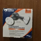 Lithonia Lighting Floodlight Twin Bulb Holder 300W Max - Bronze Finish New. Price: $16.99.