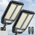 Solar Lights Outdoor - 7000K Led Street 5000W*2PACK, Black New. Price: $102.99.