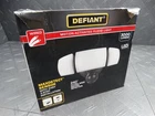 Defiant Maxdetect 240 Black Motion Sensor 3-HEAD Led Security Flood Light Open. Price: $37.99.