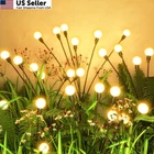 Flumy Solar Garden Lights Outdoor - 4 32 Led Firefly Pack, Warm White New. Price: $38.15.